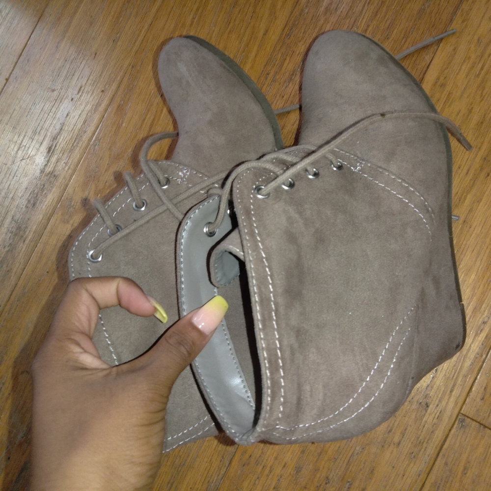 Wedged Boots